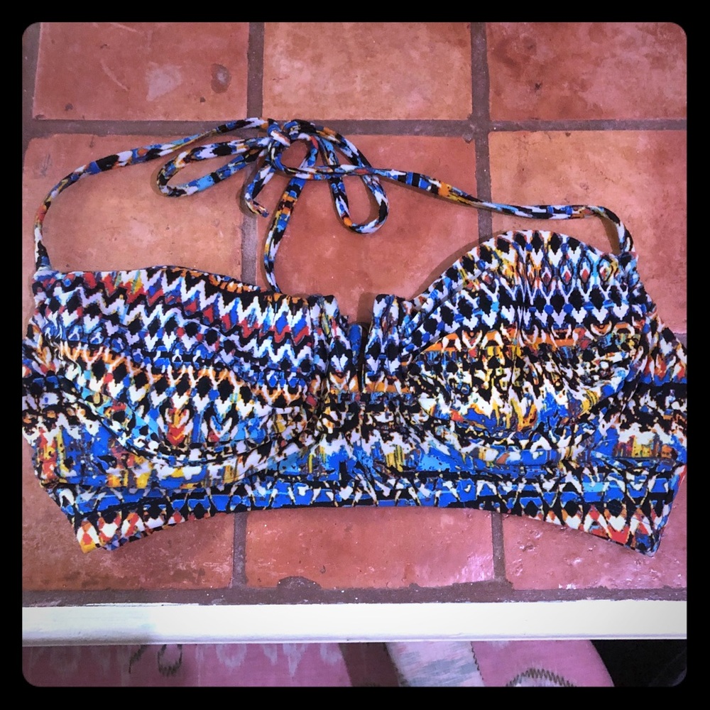 Bisou Bisou colorful Bikini top